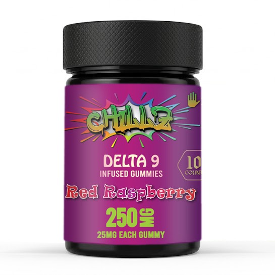 Chillz D9 Infused Gummies 250 MG Hybrid